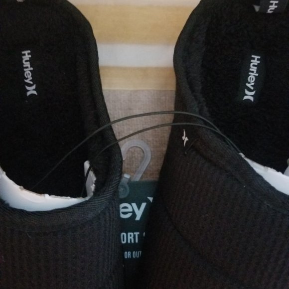 HURLEY Duke Faux Fur Lined Slippers SZ 12-13 main image 8